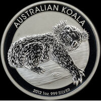 2012 Silver 1 oz Specimen Coin Koala