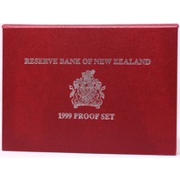 New Zealand 1999 Proof Coin Set Ruru - "Morepork" NZ Owl