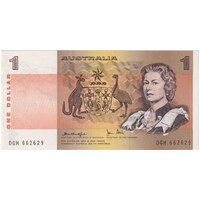 1979 $1 Note Knight/Stone DGH Last Prefix R77L Extremely Fine