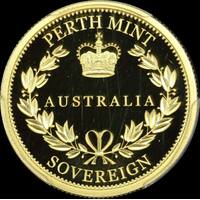 2016 Perth Mint Proof Gold Sovereign PCGS PR70DCAM