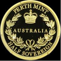 2016 Perth Mint Proof Gold Half Sovereign PCGS PR70DCAM