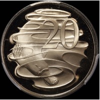 Australia 1966 Proof 20 Cents PCGS PR68DCAM