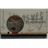 2015 50 Cent Uncirculated Coin Australia At War - El Alamein
