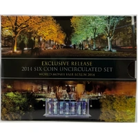 Australia 2014 Uncirculated Mint Coin Set - Berlin World Money Fair Edition