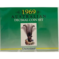 1969 Uncirculated Mint Coin Set Sherwoods