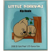 2008 Gold $5 Proof Little Dinkums - Kip Koala