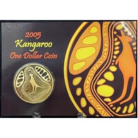 2005 1 Dollar Kangaroo Uncirculated Coin Indigenous