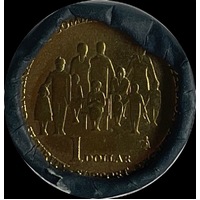 2009 One Dollar Coin Mint Roll Old Age Pension Heads / Tails