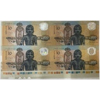 1988 10 Dollars Uncut Block of Four Bicentennial