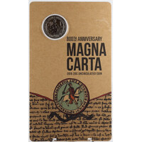 2015 20 Cent Uncirculated Coin Magna Carta