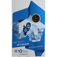 2011 1 Dollar Uncirculated Coin 100 Years Of Census
