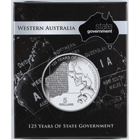 2015 Five Dollar Silver Proof State Government - Western Australia 