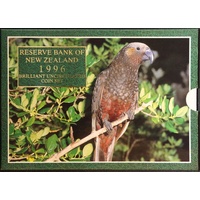 New Zealand 1996 Uncirculated Mint Coin Set KM#MS44 Kaka