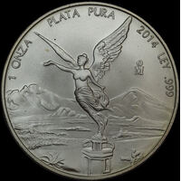 Mexico 2014 Silver 1 Libertad Uncirculated