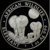 Somalia 2014 Silver Proof 100 Shillings FDC