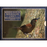 New Zealand 1997 Uncirculated Mint Coin Set KM#MS45 Saddleback