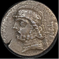 Parthia 138 ~ 127 BC Silver Drachm Phraates II Very Fine