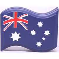 2001 Silver One Ounce Proof Coin Holey Dollar Federation Flowers - Waratah