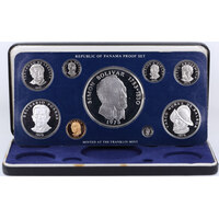 Panama 1976 Silver Proof Coin Set KM# PS15 