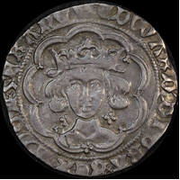 1465~1466 Silver Groat Edward IV S#2001 about EF