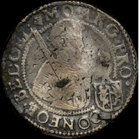Netherlands (Gelderland) 16-- Silver Rijksdaalder ex Batavia shipwreck about VF