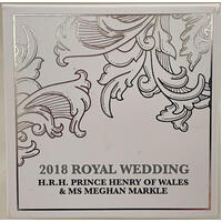 2018 Silver 1oz Proof  Coin Marriage of Harry and Meghan
