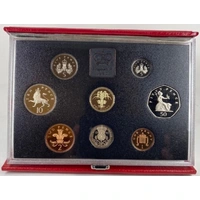 Great Britain 1990 Deluxe Proof Coin Set