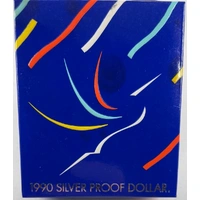 New Zealand 1990 Silver 1 Dollar Proof Coin - Treaty of Waitangi