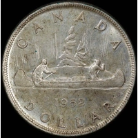 Canada 1952 Silver 1 Dollar Voyageur KM# 46 Uncirculated