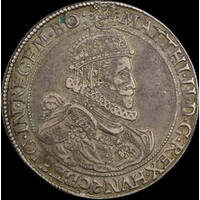 Hungary 1610-KB Silver Taler KM# 27 Extremely Fine