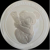 2020 Silver Kilogram Koala Specimen Coin