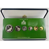 Guyana 1979 Copper-Nickel 6 Coin Proof Set KM# PS9 