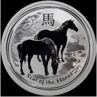 2014 Silver Half Ounce Lunar Coin Year of the Horse
