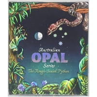 2015 Silver 1 Ounce Proof Coin Opal Rough-scaled Python