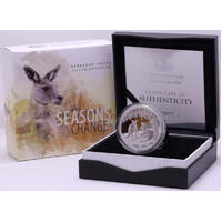 2018 Silver 1 Dollar Proof Coin Seasons Change - Kangaroo