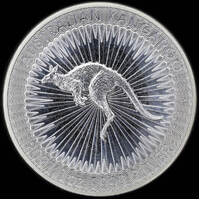 2021 Silver 1oz Unc Coin Red Kangaroo