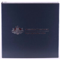 2012 Tetradecagon 50c Unc in Perspex Map Coin Lunar - Year of the Dragon