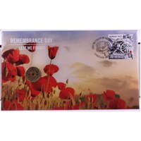 2015 2 Dollar PNC Remembrance Day Lest We Forget