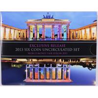 Australia 2013 Uncirculated Mint Coin Set - Berlin World Money Fair Edition
