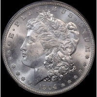United States 1904-O Silver Morgan Dollar PCGS MS65