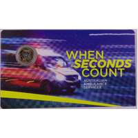 2021 Coloured 2 Dollar Uncirculated Coin Ambulance Services C Mintmark