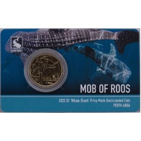 2022 1 Dollar Uncirculated Coin Perth ANDA Money Expo Whale Shark Privy Mark
