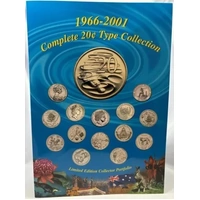 1966 2001 Unofficial 20 Cent 14 Coin Set Centenary of Federation