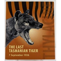 Niue 2011 Silver 5 Dollar Proof - Last Tasmanian Tiger