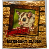 Tuvalu 2015 Silver 1 Dollar Proof - Mahogany Glider