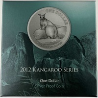 2012 Silver 1 Dollar Proof Mareeba Rock Wallaby