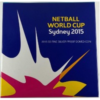 2015 Silver 5 Dollar Proof Netball World Cup - Sydney