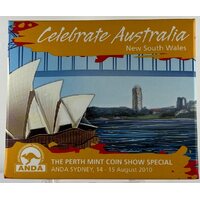 2010 Silver 1 Ounce Proof Coin Celebrate Australia - New South Wales