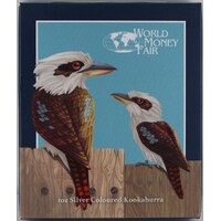 2017 Silver 1oz Coloured Coin Kookaburra - Berlin WMF