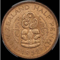 New Zealand 1952 Halfpenny KM# 20 PCGS MS65RB